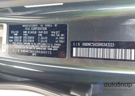 2024 Kia Carnival Mpv Ex from USA, damaged, VIN KNDNC5H31R6343113